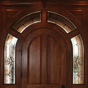 Stained Glass Entryway Doors Denver