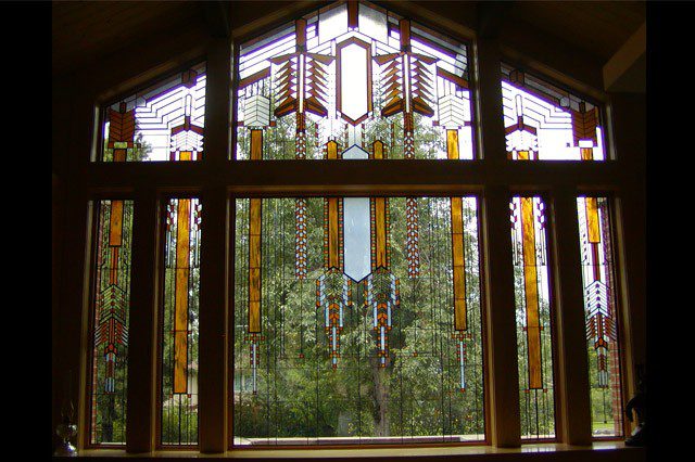 Frank Lloyd Wright Stained Glass Window San Antonio