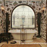 bathroom-stained-glass-denver-rustic