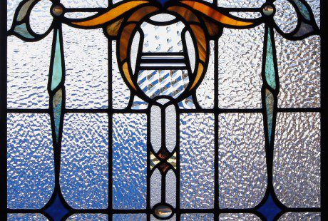 antique stained glass installation denver